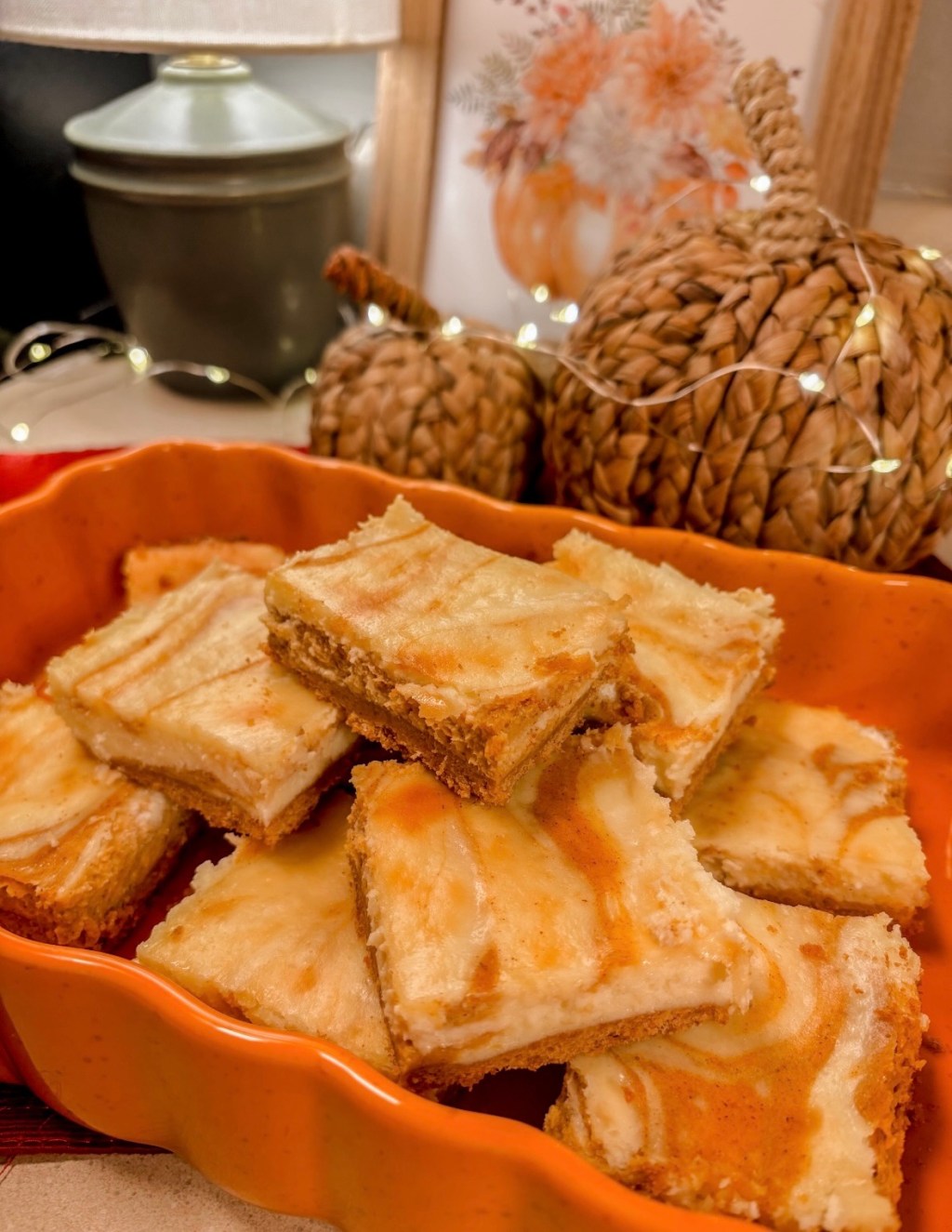 Pumpkin Cheesecake Bars (Easy Fall&nbsp;Dessert)
